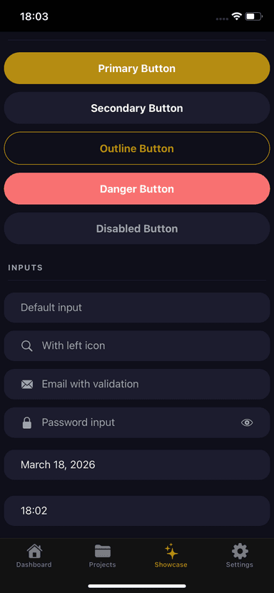 Typevera dashboard screen